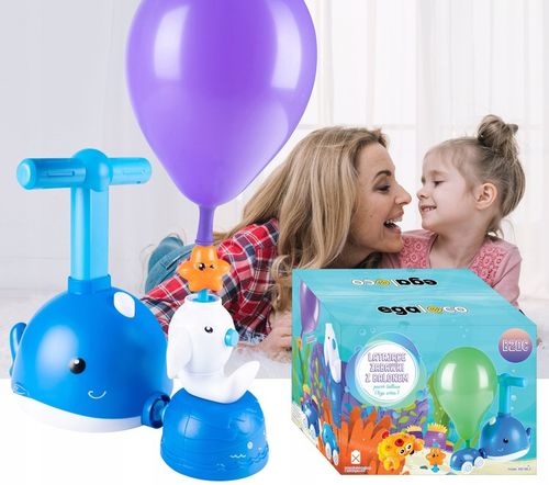 WYRZUTNIA SAMOCHODÓW RAKIET NAPĘD BALONOWY INTERAKTYWNA AUTO POMPKA PREZENT na Arena.pl