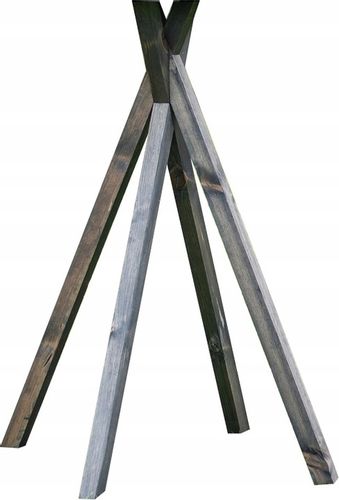 Duży Karmnik dla ptaków do stojaka drewno z wsypem KW62 antracyt-tik PL na Arena.pl