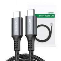 UGREEN MOCNY KABEL PRZEWÓD USB-C DO USB C 2.0 QC 4.0 PD 100W 5A 480 MB/S 3M