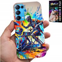 ETUI DO OPPO RENO5 4G 5G - ROCK PERKUSJA BĘBNY KOŚCIOTRUP POKROWIEC