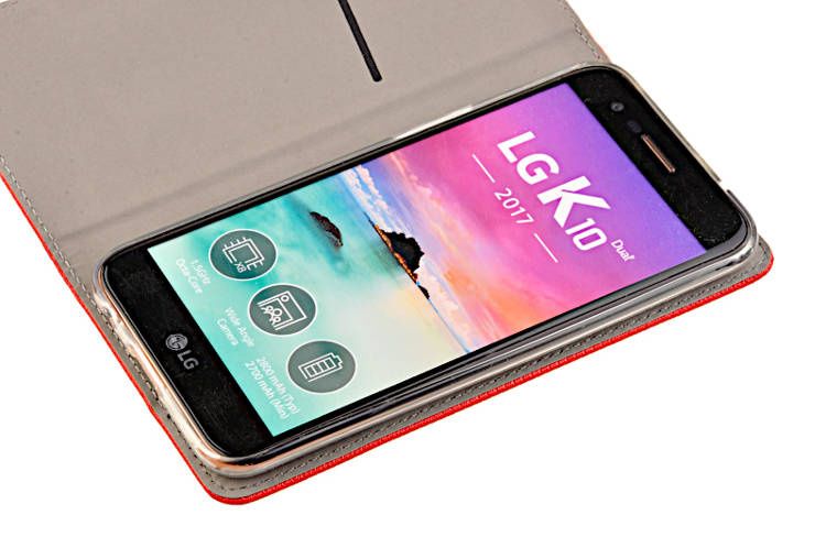 ETUI SMART W2 do LG K10 2017 czerwony zdjęcie 5