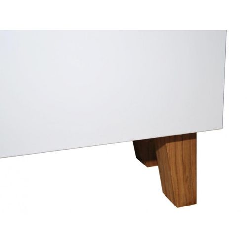 Szafka IDEA wysokość 120 Biała - szafka z półkami - STYL SKANDYNAWSKI na Arena.pl