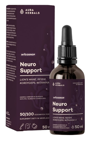 AURA HERBALS Mycodrop, Neuro Support (50 ml) zdjęcie 1