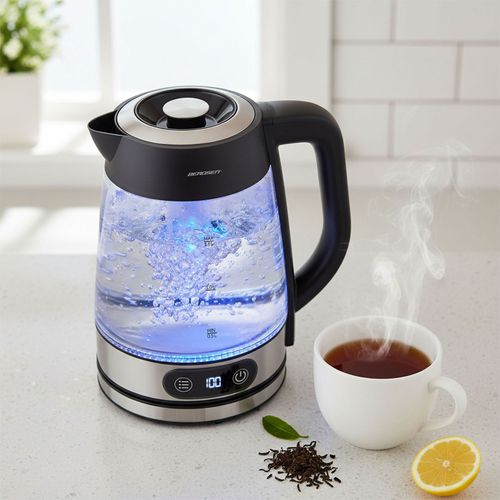 Czajnik elektryczny szklany z regulacją temperatury 1,8l 2200W Berdsen BD-715 na Arena.pl