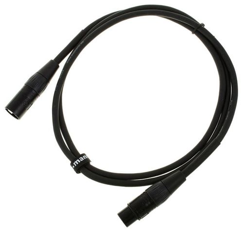 Kabel przewód mikrofonowy XLR XLR 1,5 m czarny REAN Neutrik pro snake na Arena.pl