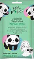 SELFIE PROJECT BRAVEPANDA MASKA W PŁACHCIE OCZYSZCZAJĄCA 15 ML