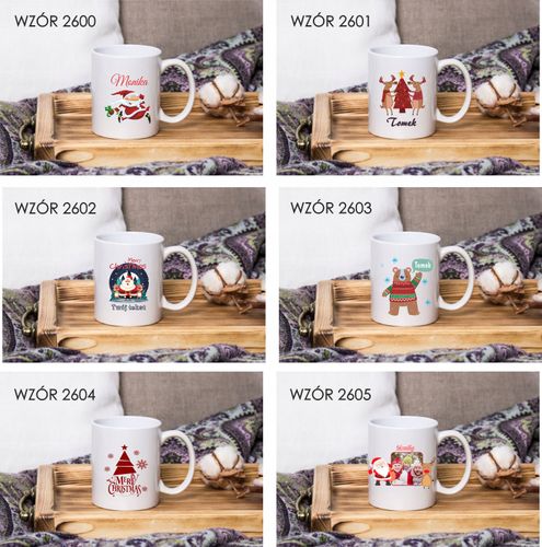 Kubek z imieniem PREZENT WESOŁYCH ŚWIĄT na Arena.pl
