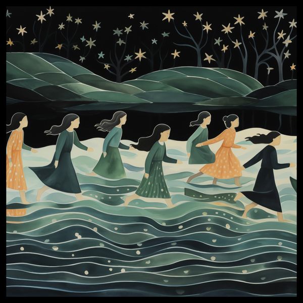 Plakat 70x70cm Nocna Procesja zdjęcie 2