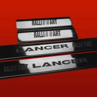 Listwa progowa MITSUBISHI LANCER MK5 RALLYART Stal nierdzewna 304 połysk 4s