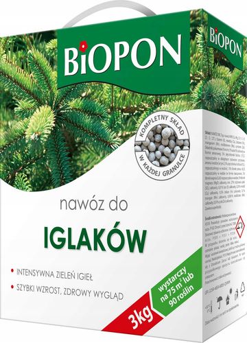 BIOPON Nawóz do iglaków 3kg na Arena.pl