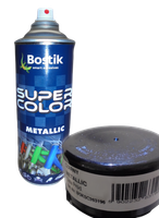 FARBA W SPRAYU LAKIER SUPER COLOR METALLIC CZARNY 400ML