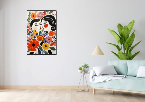 Plakat 68x101cm Kwiatowy Romans na Arena.pl