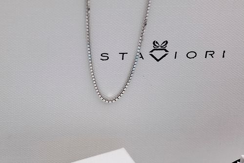 srebrny łańcuszek pancerka 45cm na Arena.pl