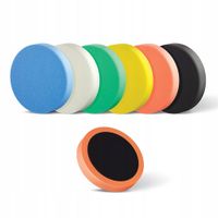 gąbka polerska boll na rzep 25 mm - czarna (miękka)