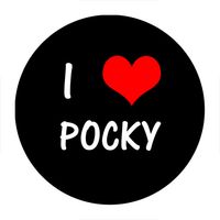 Przypinka I ♥ Pocky