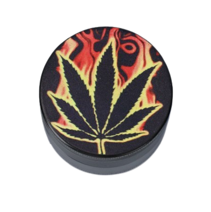 Czarny Młynek do Tytoniu Suszu Grinder Crusher Płonący Liść Marihuany na Arena.pl