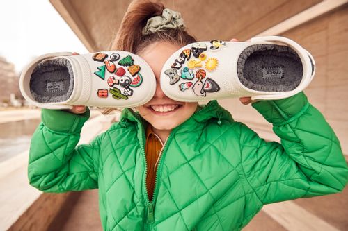 Dziecięce Ocieplane Buty Klapki Chodaki Crocs Classic Disco Clog 29-30 na Arena.pl