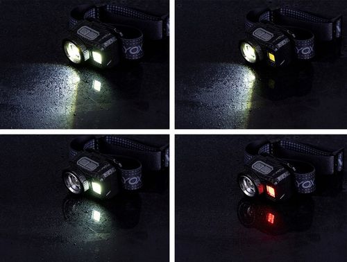 LATARKA CZOŁOWA LED CZOŁÓWKA AKUMULATOROWA MOCNA ZOOM USB C 500lm PRO VAYOX na Arena.pl