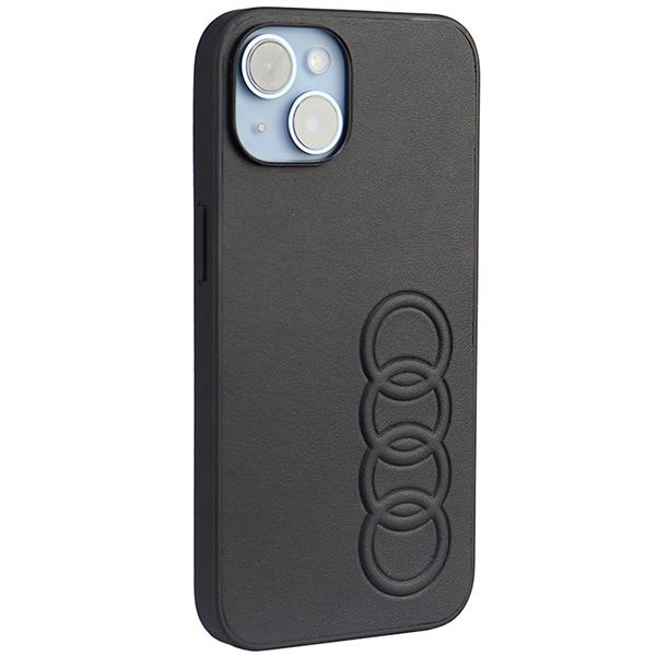 Etui Audi do iPhone 15, iPhone 14, iPhone 13, Czarny zdjęcie 2