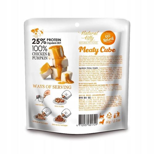 Natural Kitty Premium 100% Kurczak & Dynia x 3 na Arena.pl