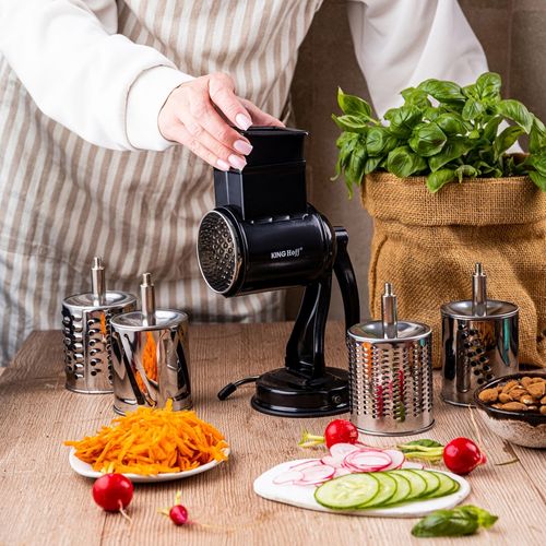 maszynka tarka bębnowa do tarcia owarzyw orzechów sera kinghoff kh-1951 na Arena.pl