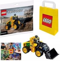 LEGO Technic 30433 Koparka Ładowarka Volvo Klocki 7+ Torba Katalog
