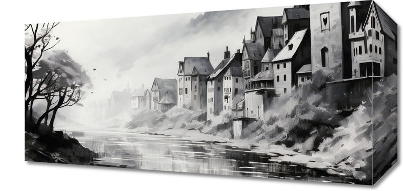 Obraz 40x20cm Mglisty Refleks zdjęcie 1