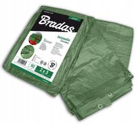 PLANDEKA WZMOCNIONA ZIELONA 90g 5 x 8m BRADAS
