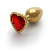 heart gem butt plug   small