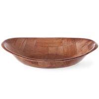 miska drewniana kuchenna owalna 295x140mm - hendi 425503