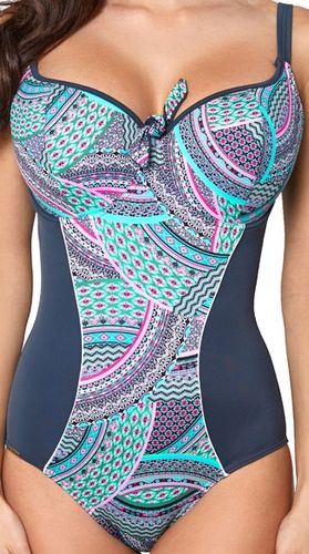 STRÓJ KĄPIELOWY JEDNOCZĘŚCIOWY WYSZCZUPLAJĄCY 46H na Arena.pl