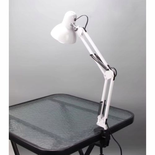 LAMPKA NOCNA KREŚLARSKA NA BIURKO BIURKOWA DO CZYTANIA KABEL 180CM E27 na Arena.pl