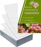 Ulotki A4 1000szt reklamowe firmowe duży wybór wzorów usługi ogrodnicze