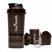 SHAKER 400 ml SZEJKER SPORTOWY DO ODŻYWEK BIAŁKO SZCZELNY BIDON TRUE