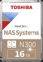 Dysk Toshiba N300 HDWG51GUZSVA 16TB 3,5" 7200 512MB SATA III NAS BULK