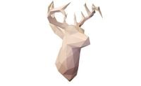 RENIFER głowa ŁOŚ JELEŃ ozdoba ścienna OBRAZ 3D
