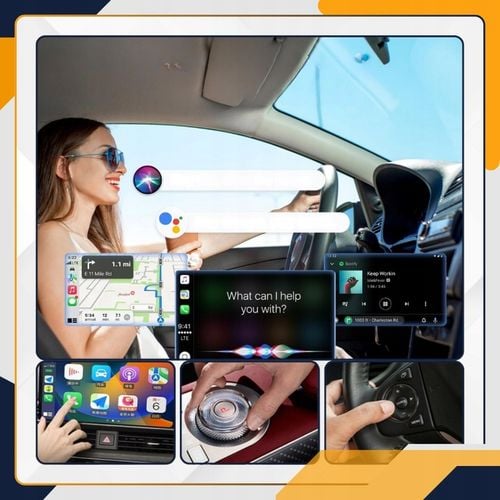 MINI ADAPTER ANDROID AUTO BEZPRZEWODOWY CARPLAY WIFI BLUETOOTH + USB C na Arena.pl