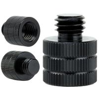 Adapter M10 żeński na 3/8" męski przejściówka aluminiowa do kamer statywów