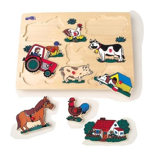Puzzle dla dzieci- farma na Arena.pl