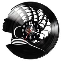 Zegar ścienny z płyty winylowej Afrykanka 232.14