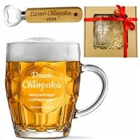ZESTAW DO PIWA KUFEL + OTWIERACZ PREZENT DZIEŃ CHŁOPAKA dla kolegi z