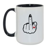 Duży Biało-Czarny 450 ml