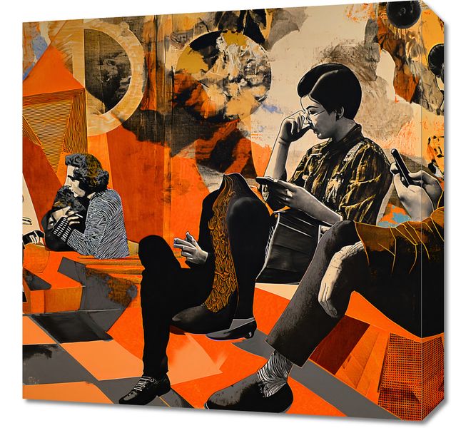 Obraz 50x50cm Przestrzeń Do Dialogu zdjęcie 1