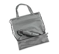 Worek na sznurkach z parasolem RAINY Szary