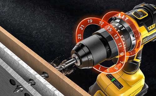 Zestaw bezszczotkowej wiertarki udarowej/wkrętarki 21V - 2 baterie + na Arena.pl