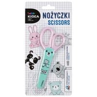 nożyczki szkolne z etui zwierzaki kidea - miś