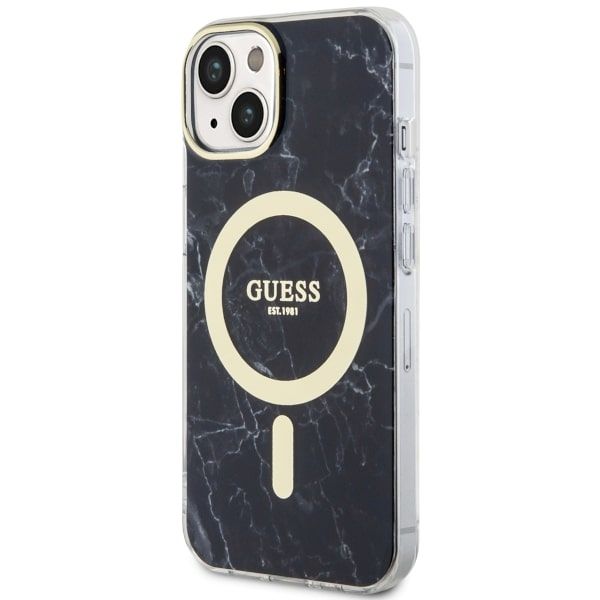 Etui Guess do iPhone 15 Plus, iPhone 14 Plus, Czarny, MagSafe zdjęcie 2