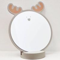 Lusterko drewniana ozdobne na podstawce jelonek