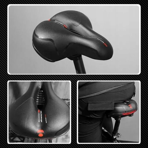 WYGODNE SIODEŁKO ROWEROWE SIODŁO SPORTOWE MIĘKKIE SZEROKIE EXTRA WENTYLACJA na Arena.pl