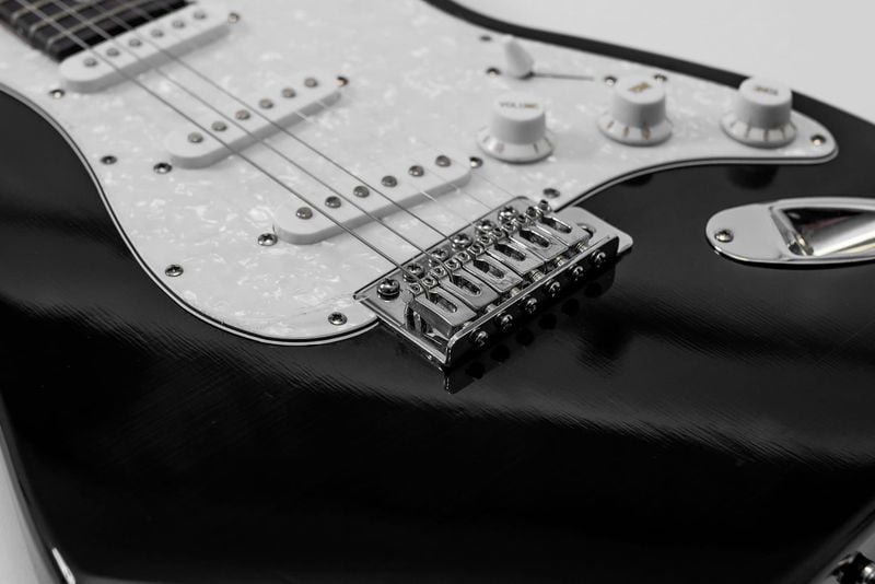 Gitara elektryczna Preston ST-10 BK CZARNA Combo 15W Pokrowiec ZESTAW zdjęcie 5